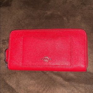 Coach wallet with I.D. Side pocket